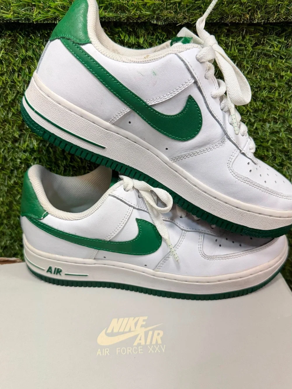 Nike Air Force 1 Low Pine Green GS 314192-131 2006 Vintage Size 4.5Y Boxed AF1